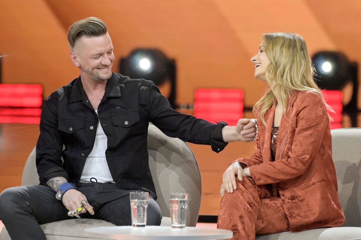 Ben Zucker und Sarah Zucker bei der Aufzeichnung der ARD-Unterhaltungsshow Verstehen Sie Spa√ü im Studio H in Berlin-Adlershof. Berlin, 23.03.2023 *** Ben Zucker and Sarah Zucker at the recording of the ARD entertainment show Verstehen Sie Spa√ü at Studio H in Berlin Adlershof Berlin, 23 03 2023 Foto:xF.xKernx/xFuturexImage