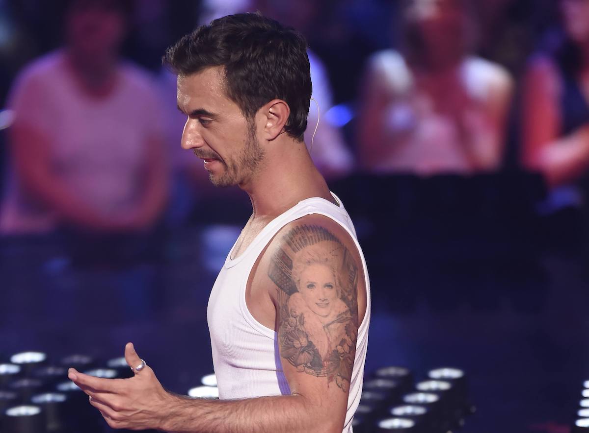 Florian Silbereisen präsentiert sein Helene Fischer-Tattoo © BMC-Image / Dominik Beckmann