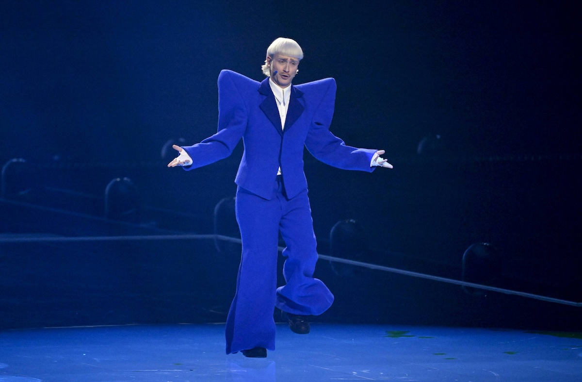 Joost Klein with song Europapa representing the Netherlands performs on stage during a dress rehearsal of the second semi-final of the Eurovision Song Contest 2024 in Malmˆ, Sweden, on May 8, 2024. Malmˆ Sweden PUBLICATIONxNOTxINxSUIxAUTxFRAxKORxJPNxSWExNORxFINxDENxNED Copyright: xAnttixAimo-Koivistox LKFTJK20240508181742SZUJ