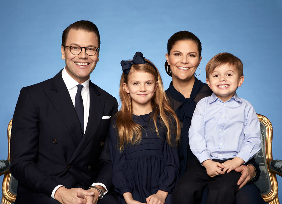 Kronprinzessin Victoria von Schweden, Prinz Daniel, Prinzessin Estelle, Oscar Carl Olof