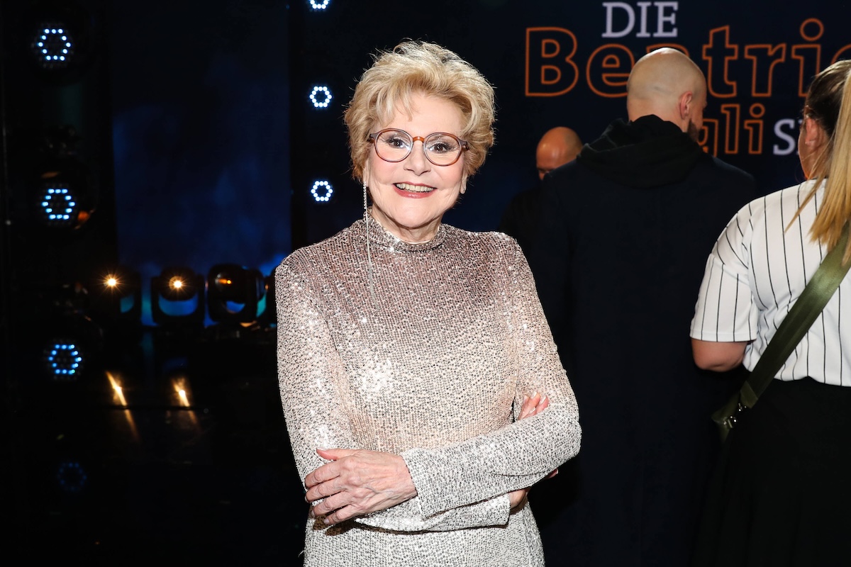 Saengerin Peggy March USA - Aufzeichnung ARD Show „Die Beatrice Egli Show“ im Studio Berlin Adlershof in Berlin - Aufzeichnung 10.10.2023-Sendetermin 11.11.2023 *** Singer Peggy March USA Recording ARD Show “The Beatrice Egli Show“ at Studio Berlin Adlershof in Berlin Recording 10 10 2023 Broadcast date 11 11 2023