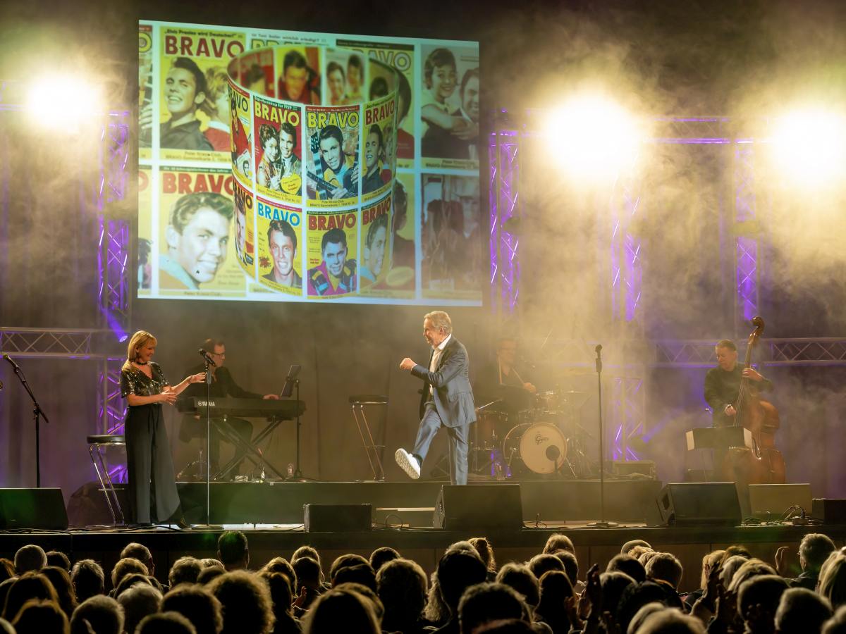 Peter Kraus beim Auftakt seiner Abschiedstournee in Stuttgart