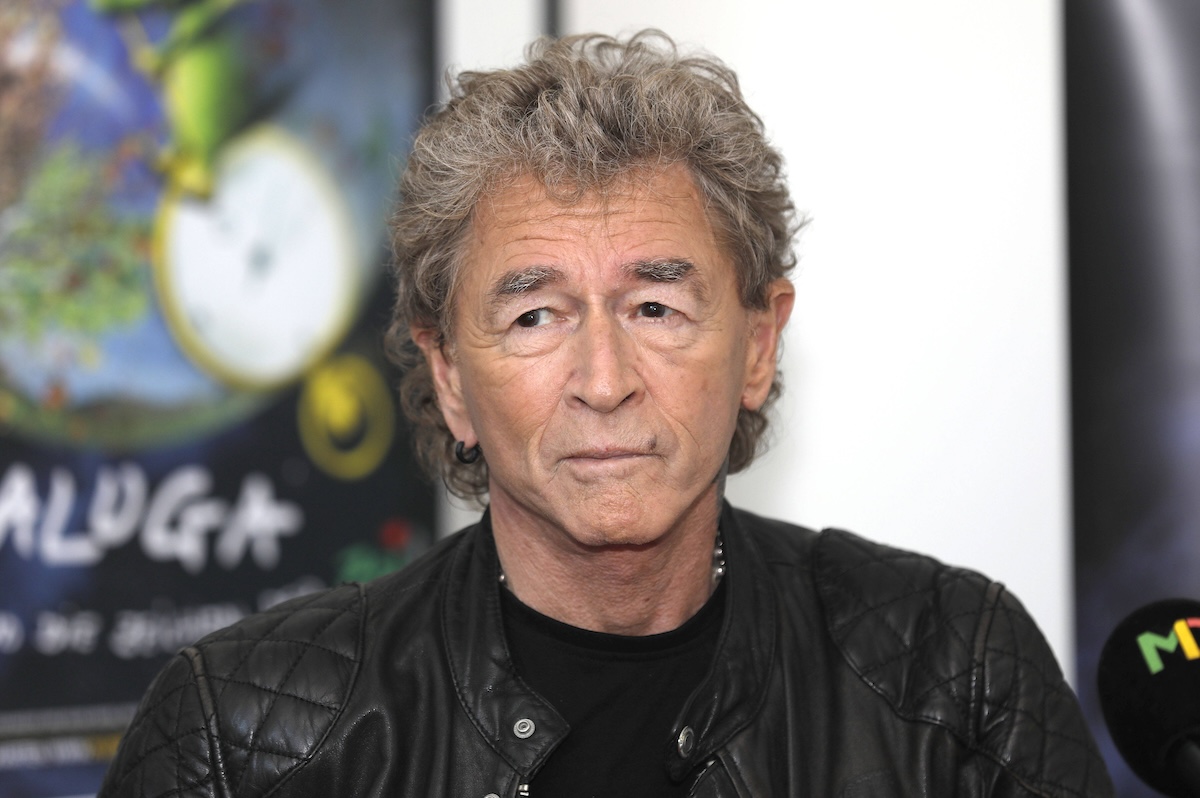 Peter Maffay beim Pressegespr‰ch zur Premiere des Fulldome-Erlebnisses der Musikshow Tabaluga und die Zeichen der Zeit im Planetarium. Halle Saale, 02.05.2024 *** Peter Maffay at the press conference for the premiere of the fulldome experience of the music show Tabaluga und die Zeichen der Zeit at the Planetarium Halle Saale , 02 05 2024 Foto:xR.xStoffelsx/xFuturexImagex tabaluga_4515