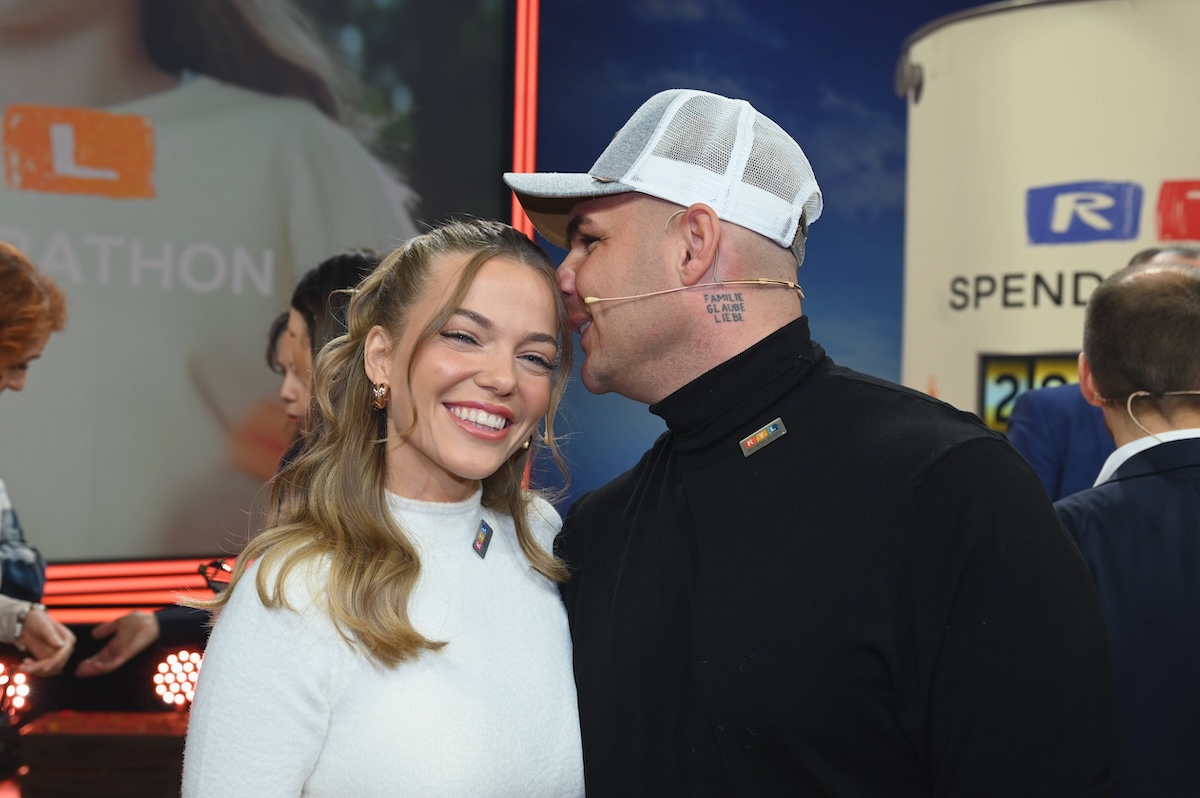 S‰nger Pietro Lombardi mit Freundin Laura Maria Rypa nimmt am 28. RTL Spendenmarathon wir helfen Kindern 2023 teil *** Singer Pietro Lombardi with girlfriend Laura Maria Rypa takes part in the 28 RTL telethon wir helfen Kindern 2023