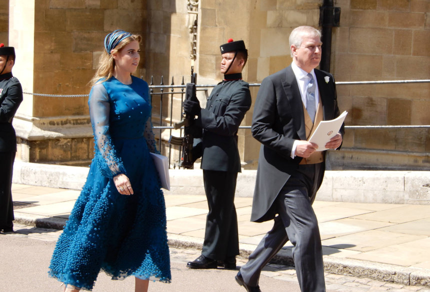 PrinzAndrew mit Tochter Prinzessin Beatrice