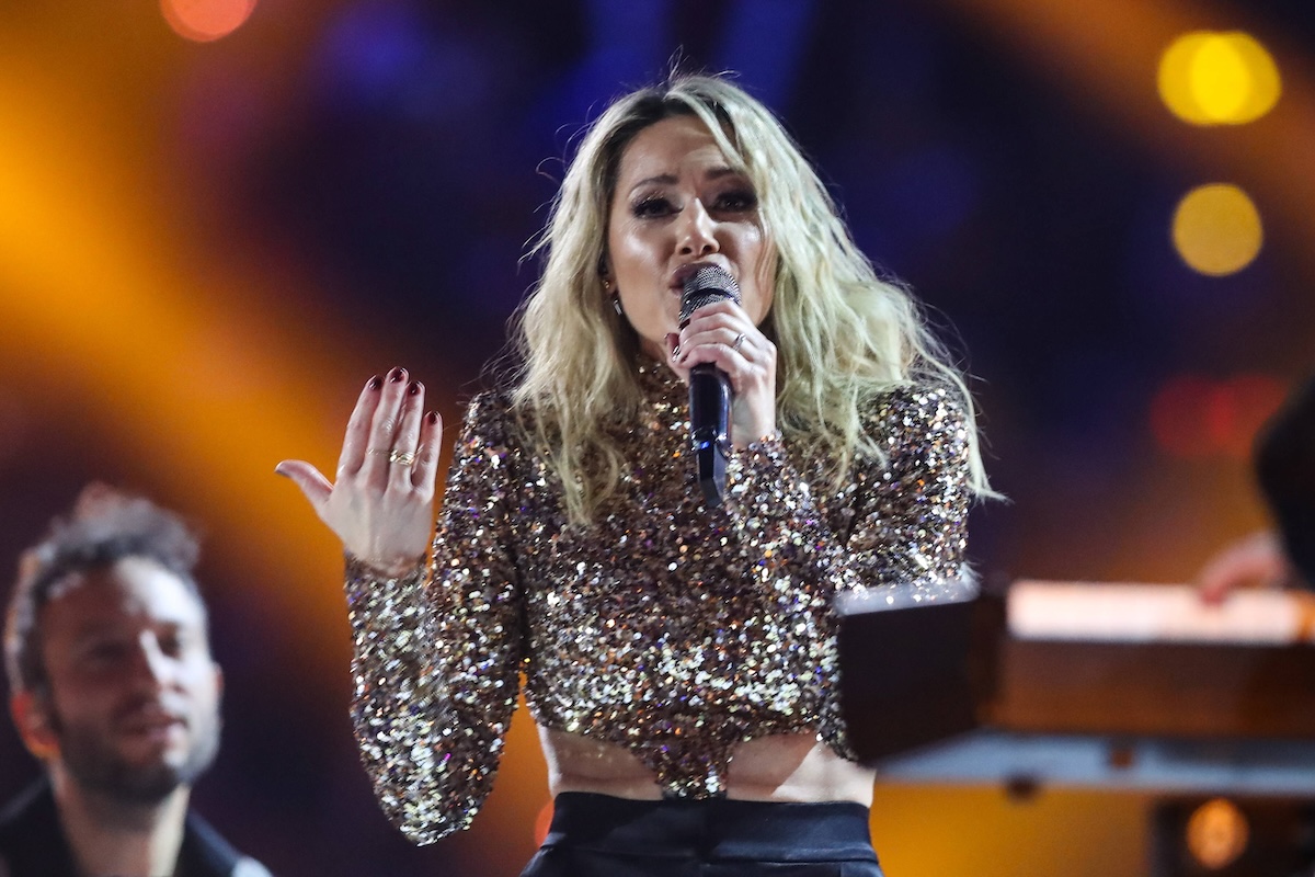 Saengerin Helene Fischer GER - ARD Live Show „Schlagerchampions - Das groﬂe Fest der Besten“ aus dem Velodrom in Berlin *** Singer Helene Fischer GER ARD Live Show “Schlagerchampions Das groﬂe Fest der Besten” from the Velodrom in Berlin