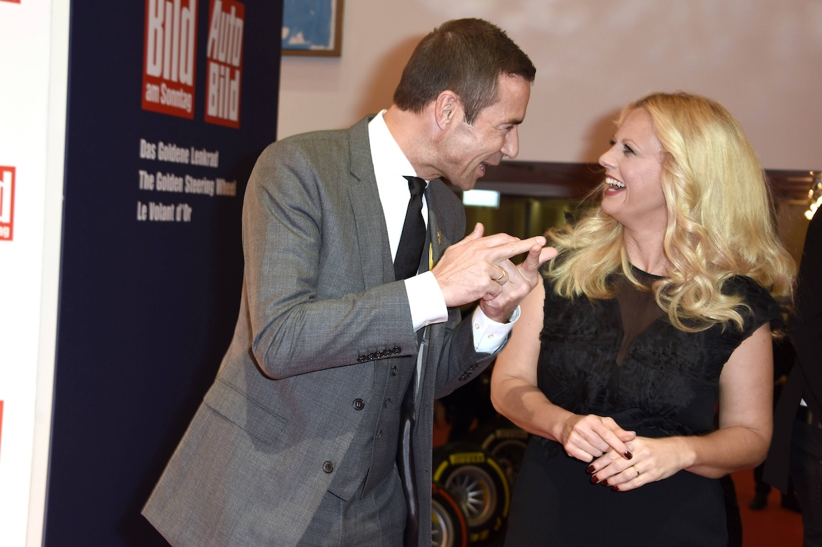 Kai Pflaume und Barbara Schˆneberger bei der 41. Verleihung Das Goldene Lenkrad im Axel-Springer-Haus. Berlin, 08.11.2016 Foto:xF.xKernx/xFuturexImage Kai Plum and Barbara Schˆneberger at the 41 award Ceremony the Golden Steering wheel in Axel Springer House Berlin 08 11 2016 Photo XF xKernx xFuturexImage