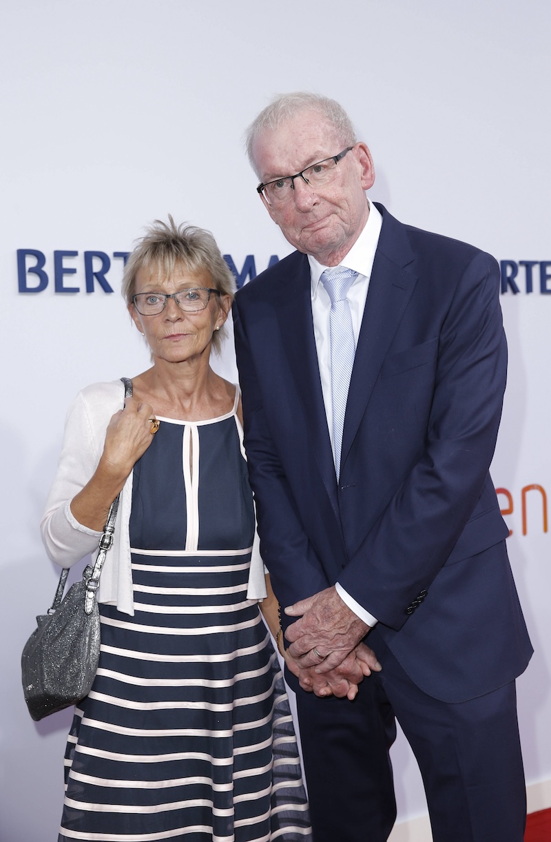 Peter Zwegat mit Liane Scholze / Bertelsmann Party 2018 am 6. September 2018 in der Repr‰sentanz Bertelsmann Unter den Linden 1 in Berlin / *** Peter Zwegat with Liane Scholze Bertelsmann Party 2018 on 6 September 2018 in the Representative Office Bertelsmann at the Linden 1 in Berlin Copyright: xVISTAPRESSx/xWenzel